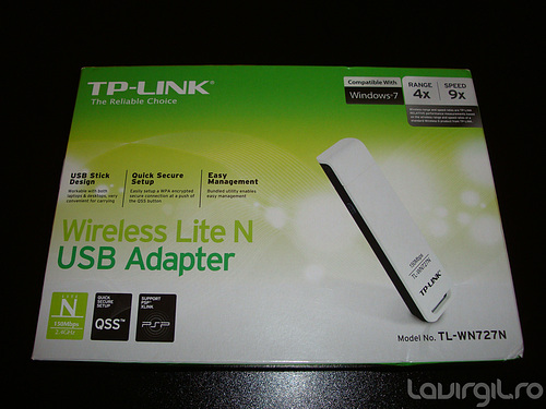 Review: Adaptor wireless USB TP-LINK TL-WN727N
